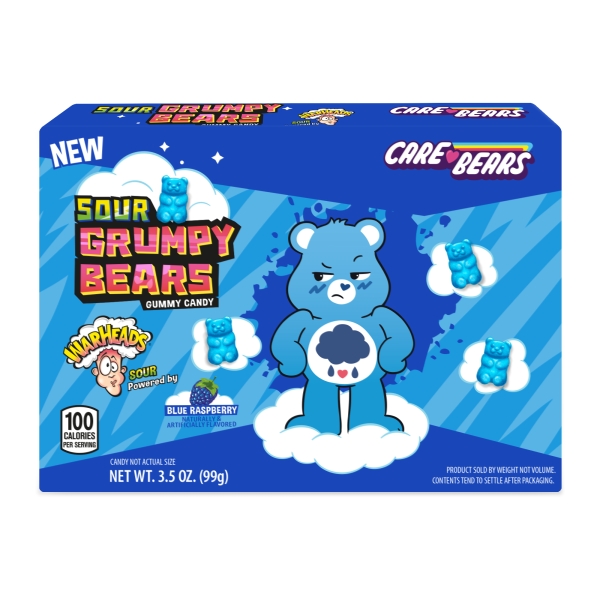 Warheads Care Bears Sour Grumpy Bears 12x99gr