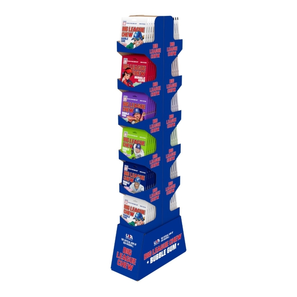Big League Chew Tower 5-flavors 84x60gr (display shipper)