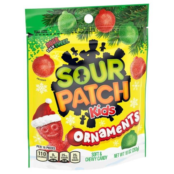 Sour Patch Kids Christmas Ornaments 12x283gr