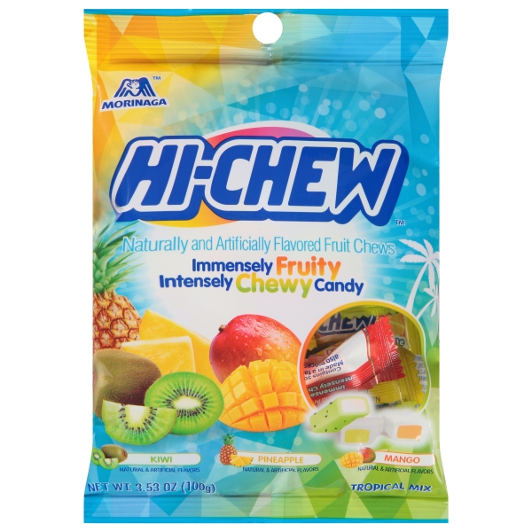 Hi-Chew Tropical Mix (Peg Bag) 6x100gr