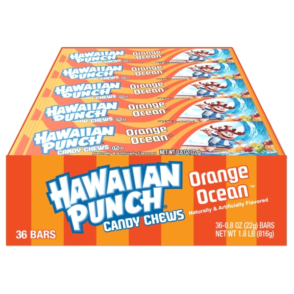 Hawaiian Punch Chews Bar Ocean Orange 36x22gr