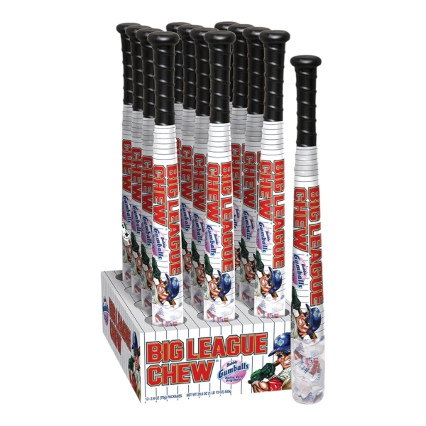 Big League Chew Baseball Bat Gum 12x82gr