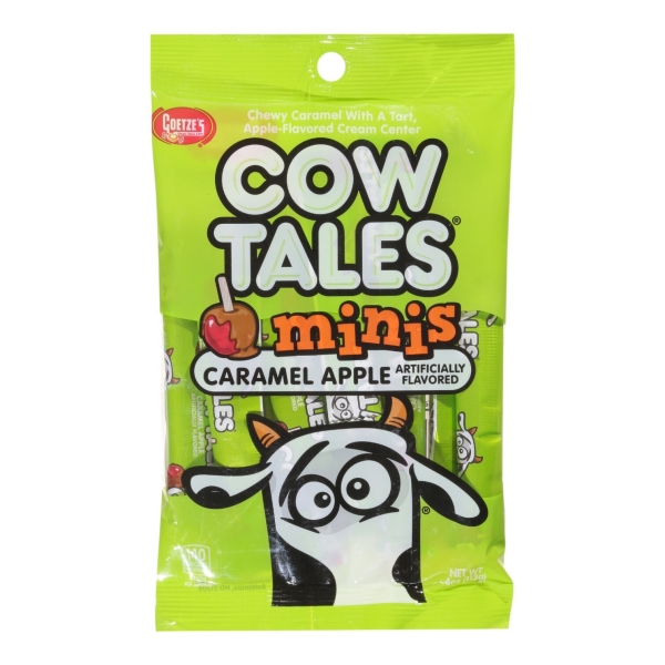 Goetze's Caramel Apple Cow Tales Mini's (peg bag) 9x113gr