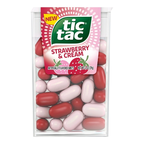 Tic Tac Strawberry & Cream (box) 12x29gr