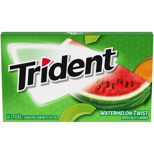 Trident Sugar Free Watermelon 14pc 12x266gr