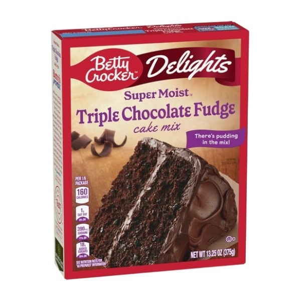 BC Delights Cake Mix Triple Choc Fudge 12x376gr