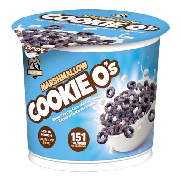 Inventure Cereal Cup Marshmallow Cookie O's 8x40gr