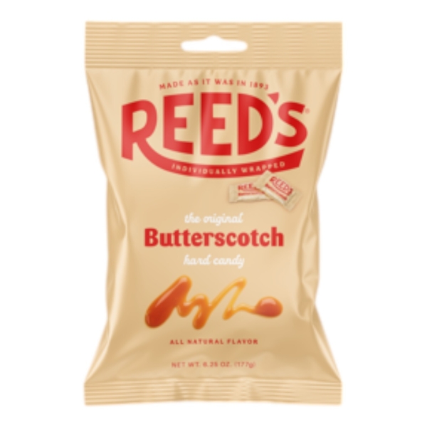 Reed's Bags Butterscotch Hard Candy 12x177gr