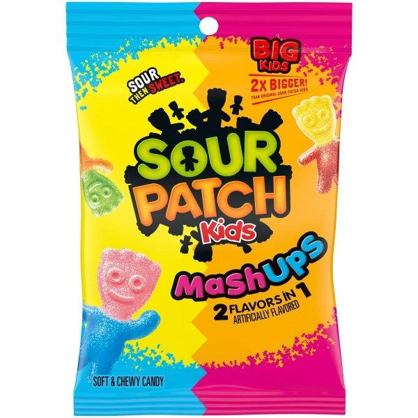 Sour Patch Kids Big Heads MashUps (Peg bag) 12x226gr