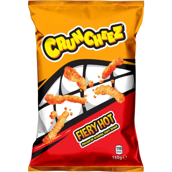 Cruncheez Fiery Hot 8x150gr