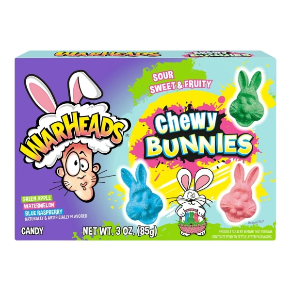 Warheads Chewy Bunnies 12x85gr