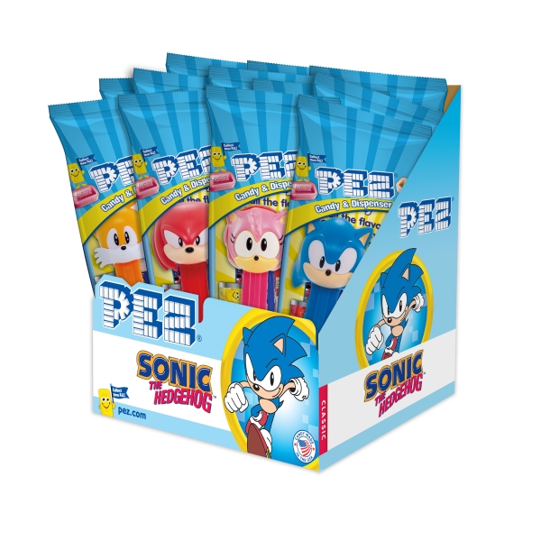 PEZ Sonic the Hedgehog Poly Pack Assortment 12x16gr