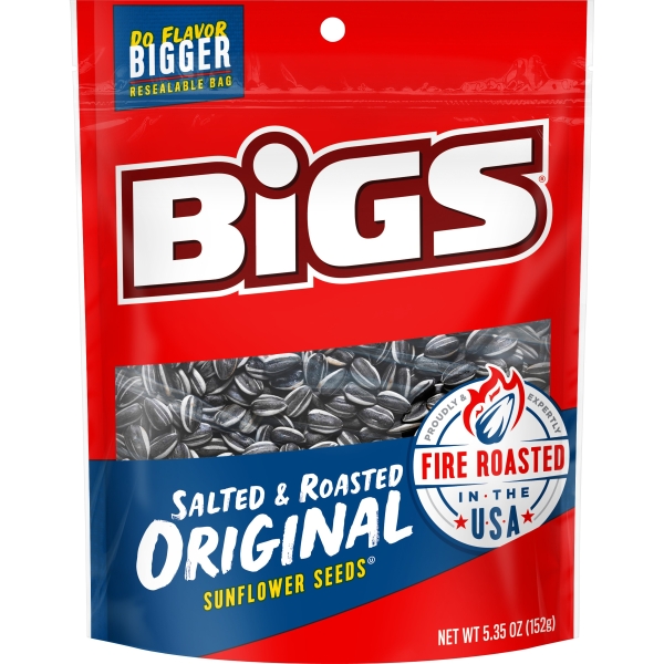 Bigs Original Salt Sunflower Seeds 12x152gr