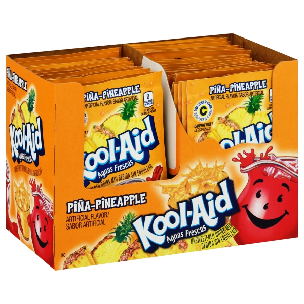 Kool-Aid Unsweetened 2QT Pineapple 48x4gr