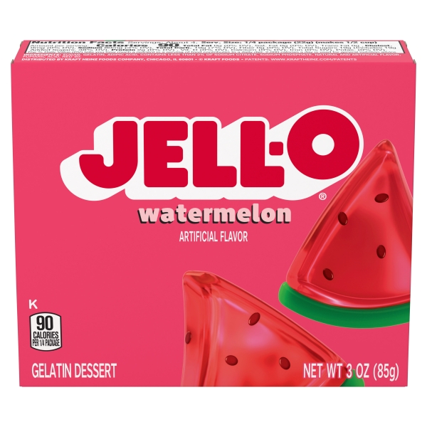 Jell-o Gelatin Watermelon 24x85gr