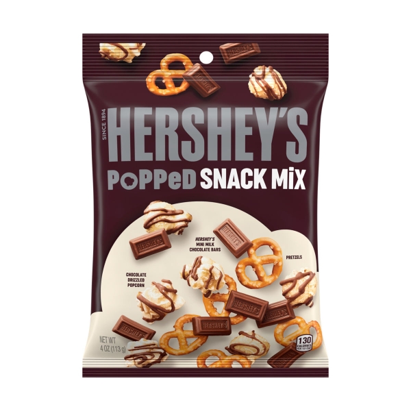 Hershey's Snack Mix Popped Peg Bag 12x113gr