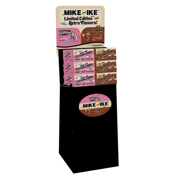 Mike & Ike RBF + CC Floor Display 72x120gr