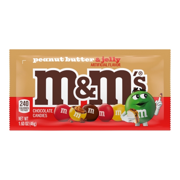 M&M's Peanut Butter & Jelly Counterbox 24x46gr
