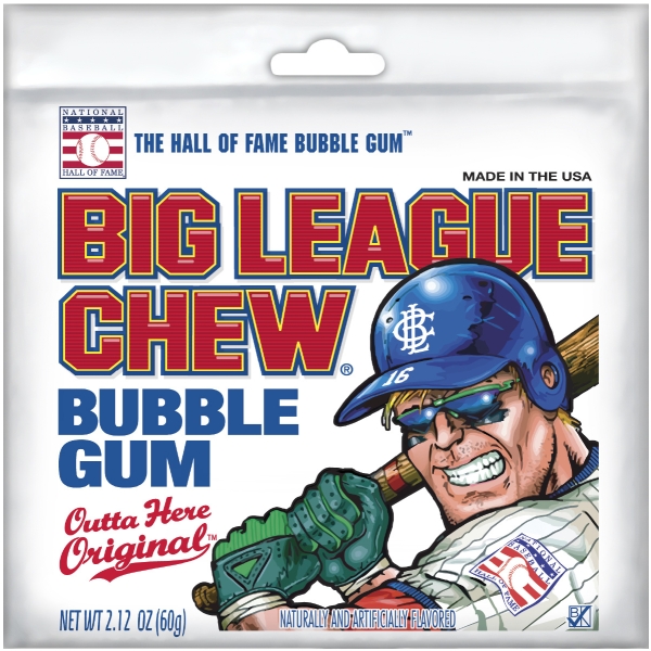 Big League Chew Original Bubble Gum 12x60gr