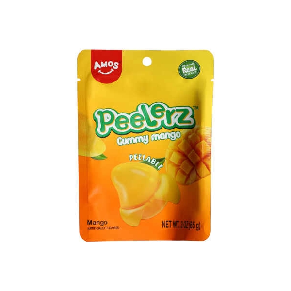 Amos Peelerz Gummy Mango 24x85gr