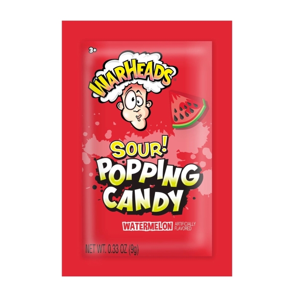 Warheads Sour Popping Candy Watermelon 20x9gr