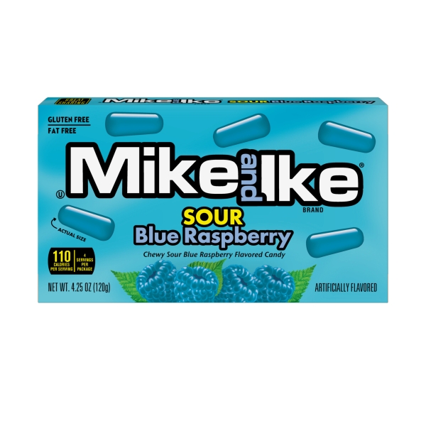 Mike & Ike Sour Blue Raspberry (theaterbox) 12x120gr