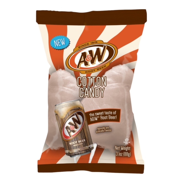 A&W Root Beer Cotton Candy 12x88gr