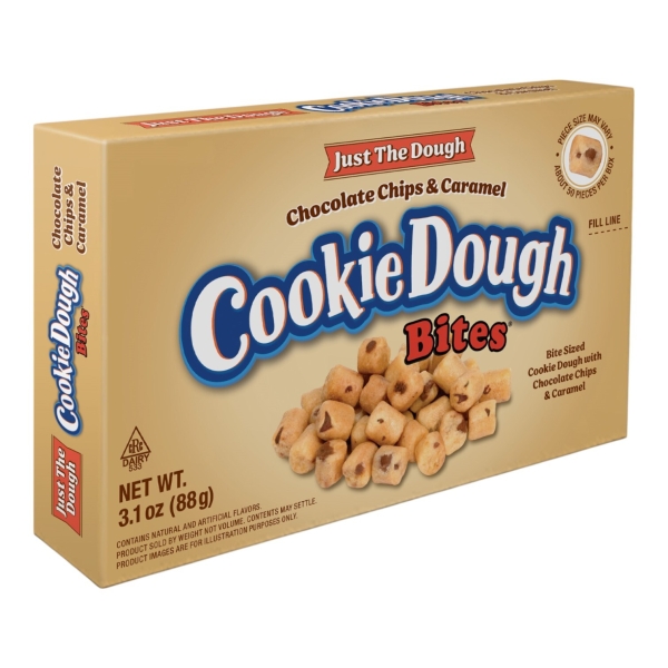 Just the Dough Cookie Dough Bites Choc Chip Caramel 12x88gr