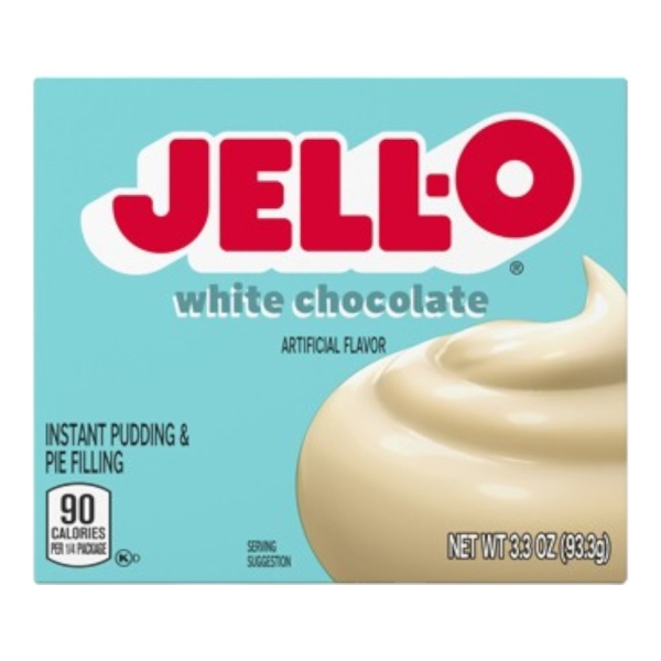 Jell-o White Chocolate 24x94gr