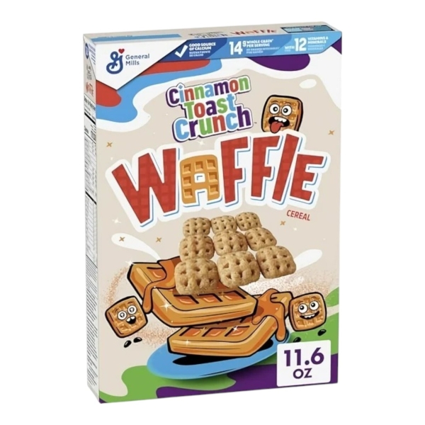Cinnamon Toast Crunch Waffle Breakfast Cereal 12x328gr