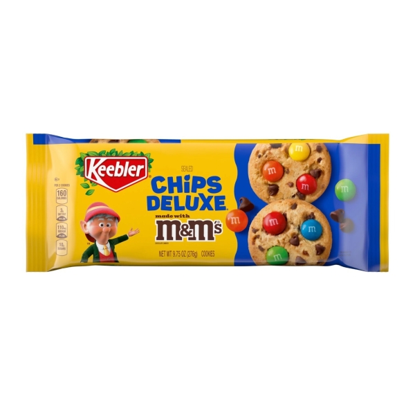 Keebler Chips Deluxe Cookies with MMs 12x276gr
