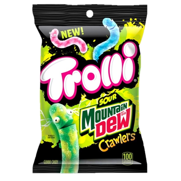 Trolli Sour Mountain Dew Brite Crawlers 12x120gr