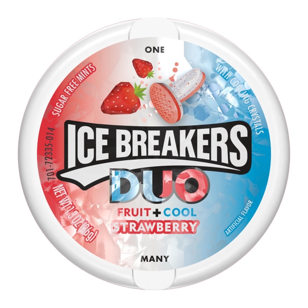 Ice Breakers Duo Mint Strawberry 8x36gr