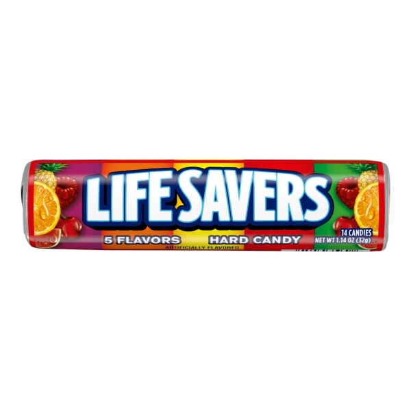 LifeSavers Hard Candy Roll 5-Flavors 14 pc 20x32gr