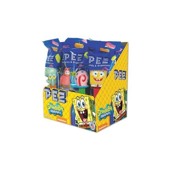 PEZ Poly Pack Spongebob Assortment 12x16gr