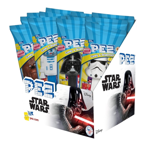 PEZ Poly Pack Star Wars Assortment 12x16gr