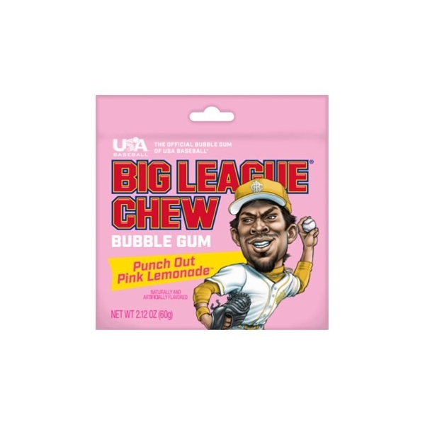 Big League Chew Pink Lemonade 12x60gr