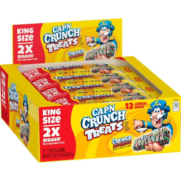 Cap'n Crunch Berries King Size Treat Bar 12x51gr