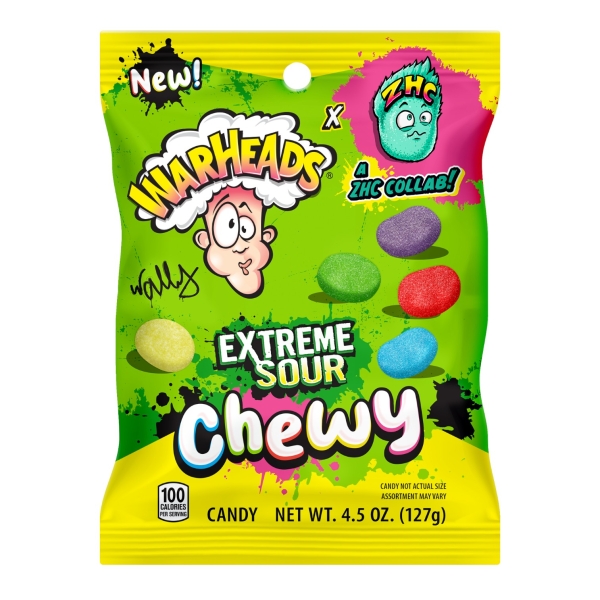 Warheads Extreme Sour Chewy Candy (ZHC collab) 12x127Gr