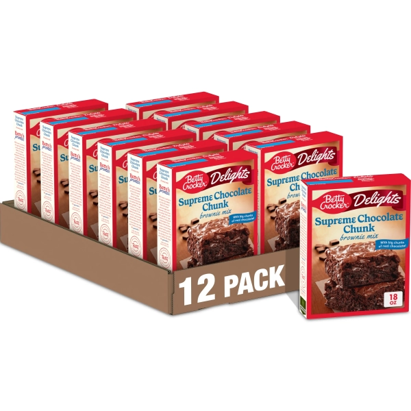 BC Supreme Chocolate Chunk Brownie Mix 12x510gr