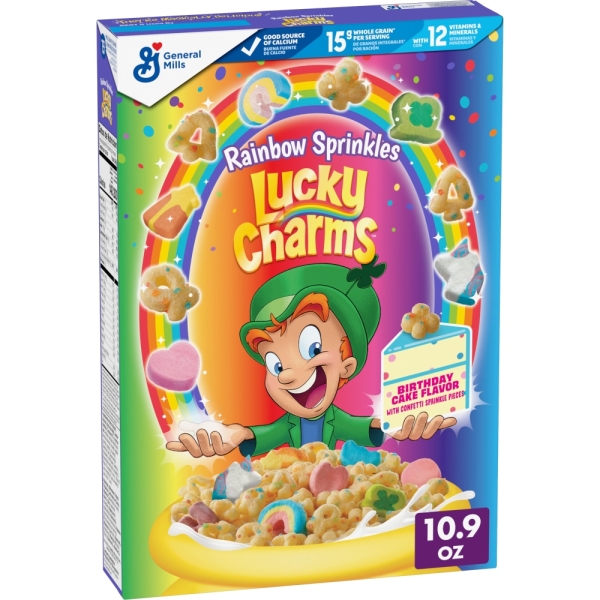 Lucky Charms Rainbow Sprinkles Cereal 12x309gr