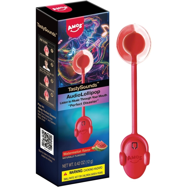 TastySounds Audio Lollipop Cherry 12x12gr