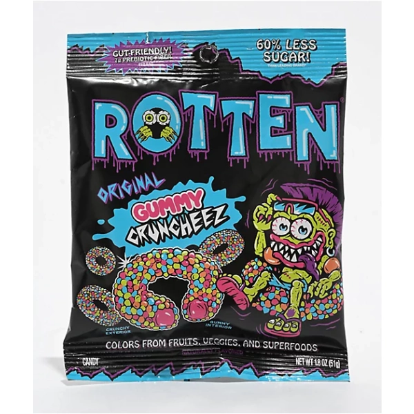 Rotten Original Gummy Cruncheez 8x50gr