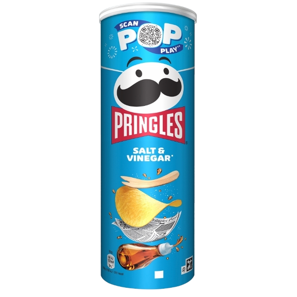 Pringles Salt and Vinegar 14x158gr