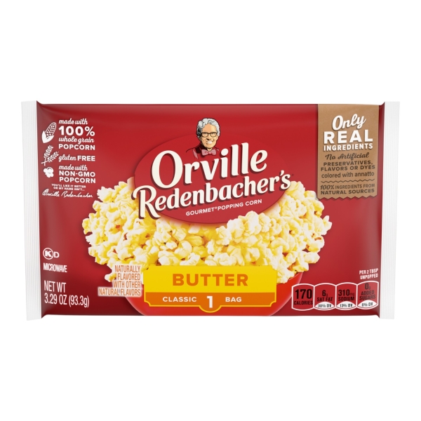 Orville Redenbacher Butter MW Popcorn Bag 36x93,3gr