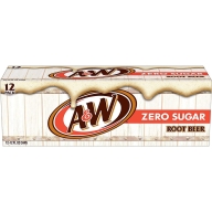 A&W Zero Root Beer 12x355ml