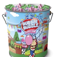 Dubble Bubble Chewing Gum Tin (250pcs) 4x1125gr