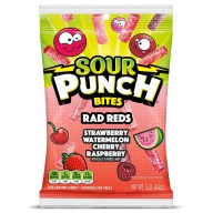 Sour Punch Rad Reds Bites (peg bag) 12x140gr