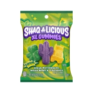 SHAQ-A-LICIOUS Sour Gummies (peg bag) 12x176gr