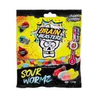 Brain Blasterz Sour Wormz Gummies 16x100gr